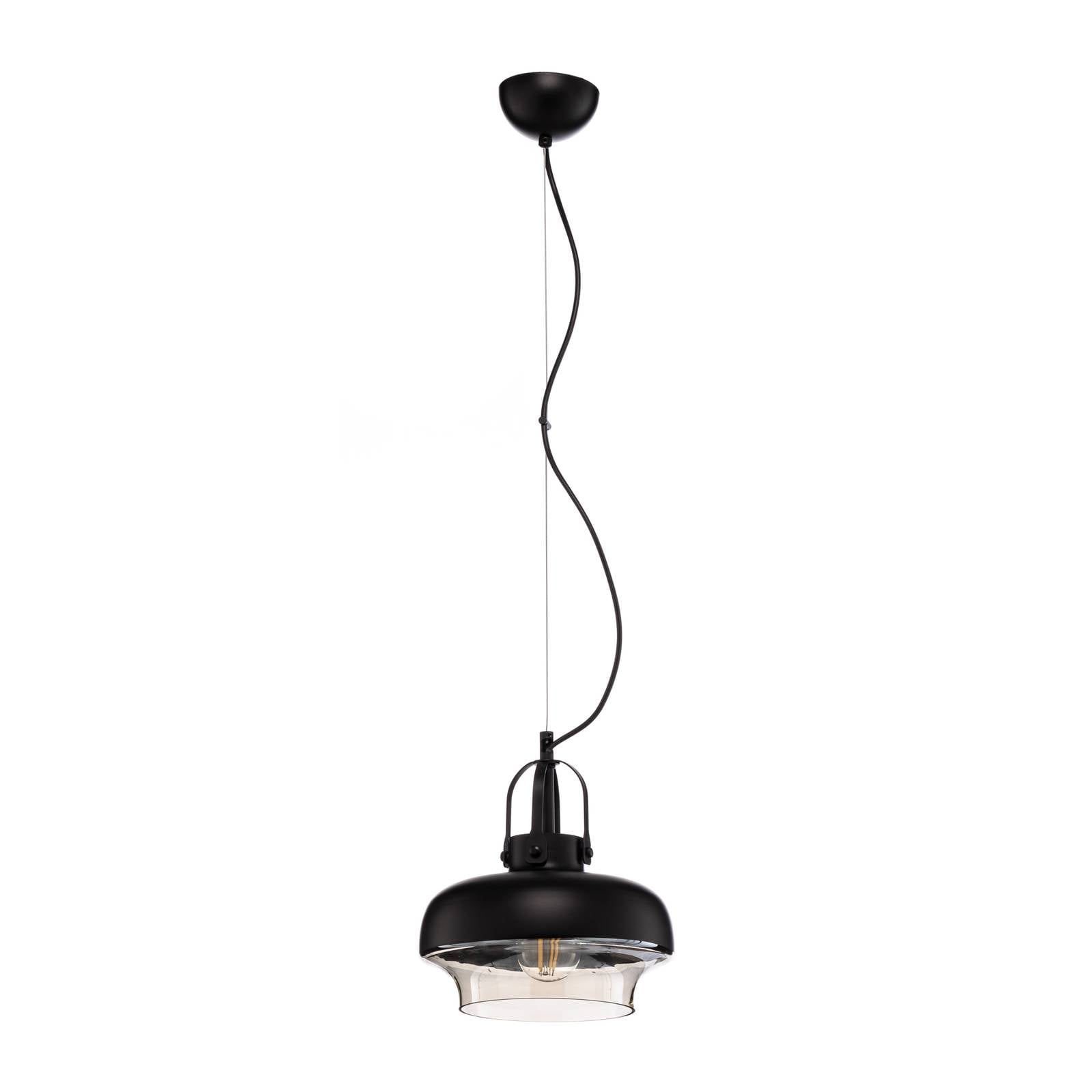 Pendelleuchte AV-5064-1BSY, Schirm Metall und Glas