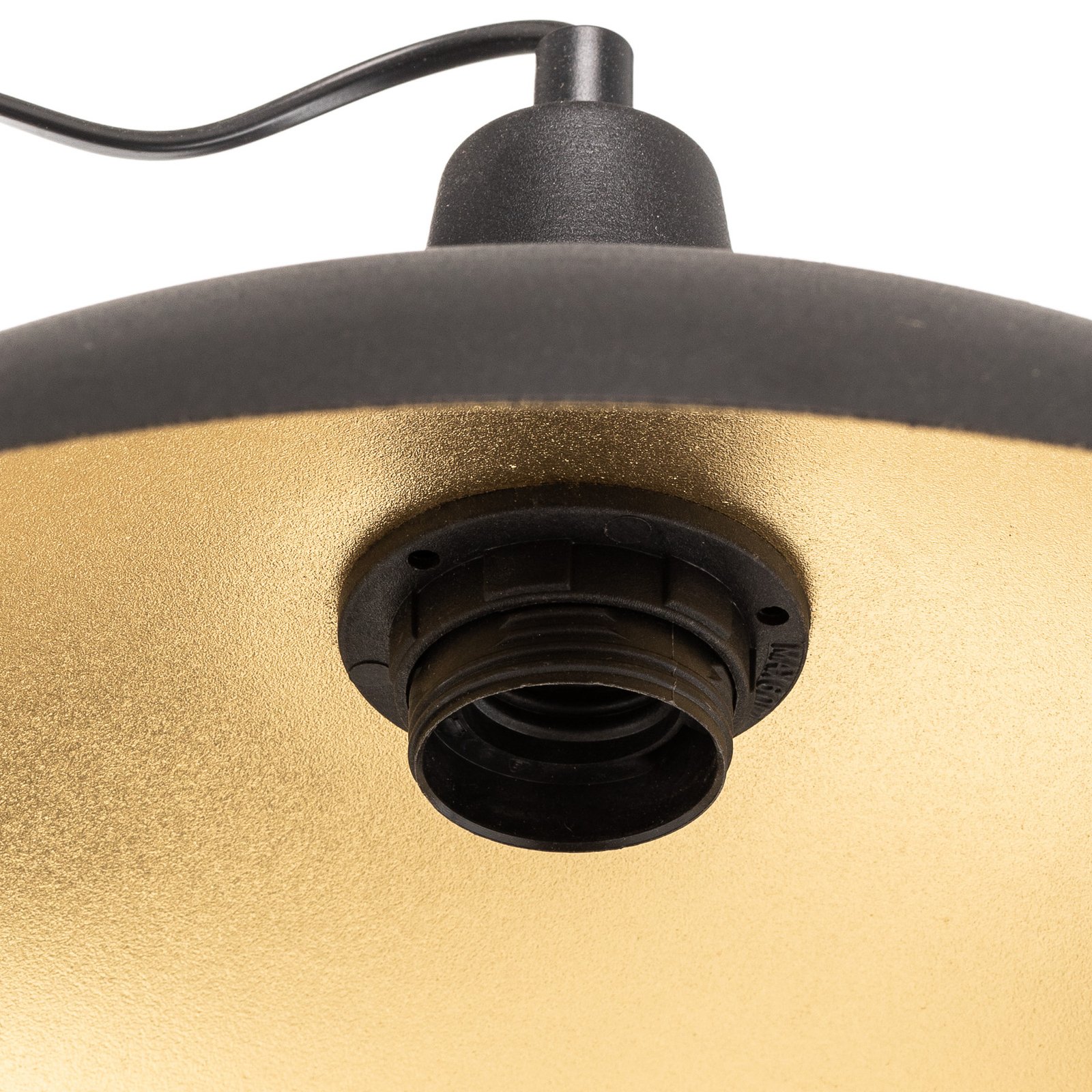 Plafondlamp 808 verstelbaar 1-lamp zwart/goud