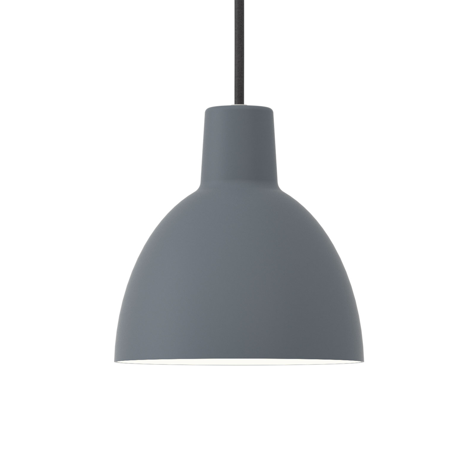Louis Poulsen Toldbod 170 pendant light, blue grey, for Living / Dining Room, aluminium, E14, 4 W, energy efficiency: A++, H: 17.3 cm