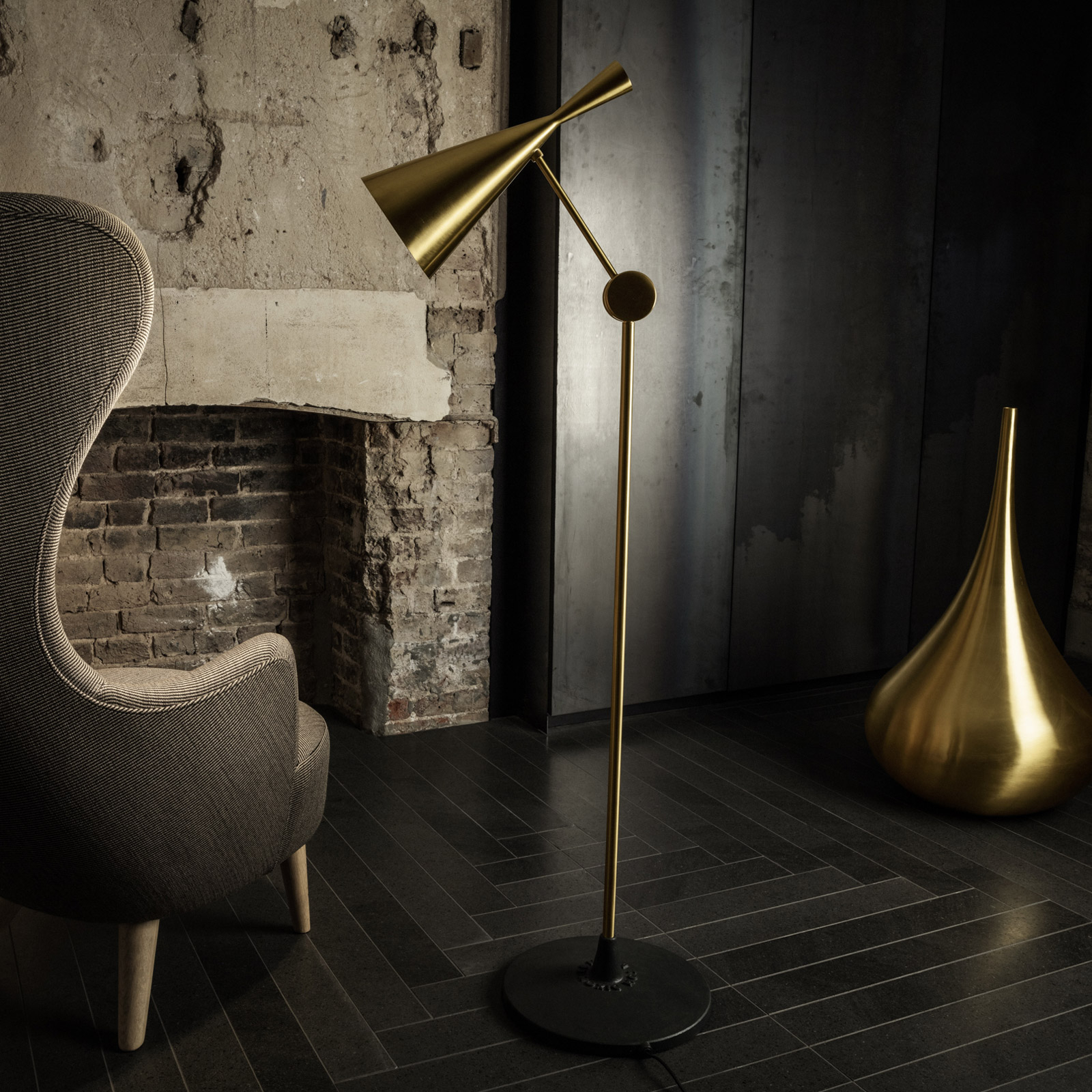 Tom Dixon Beat Floor Stehleuchte, verstellbar