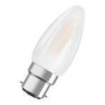 OSRAM kaarslamp B22d 2,5W 2.700K mat