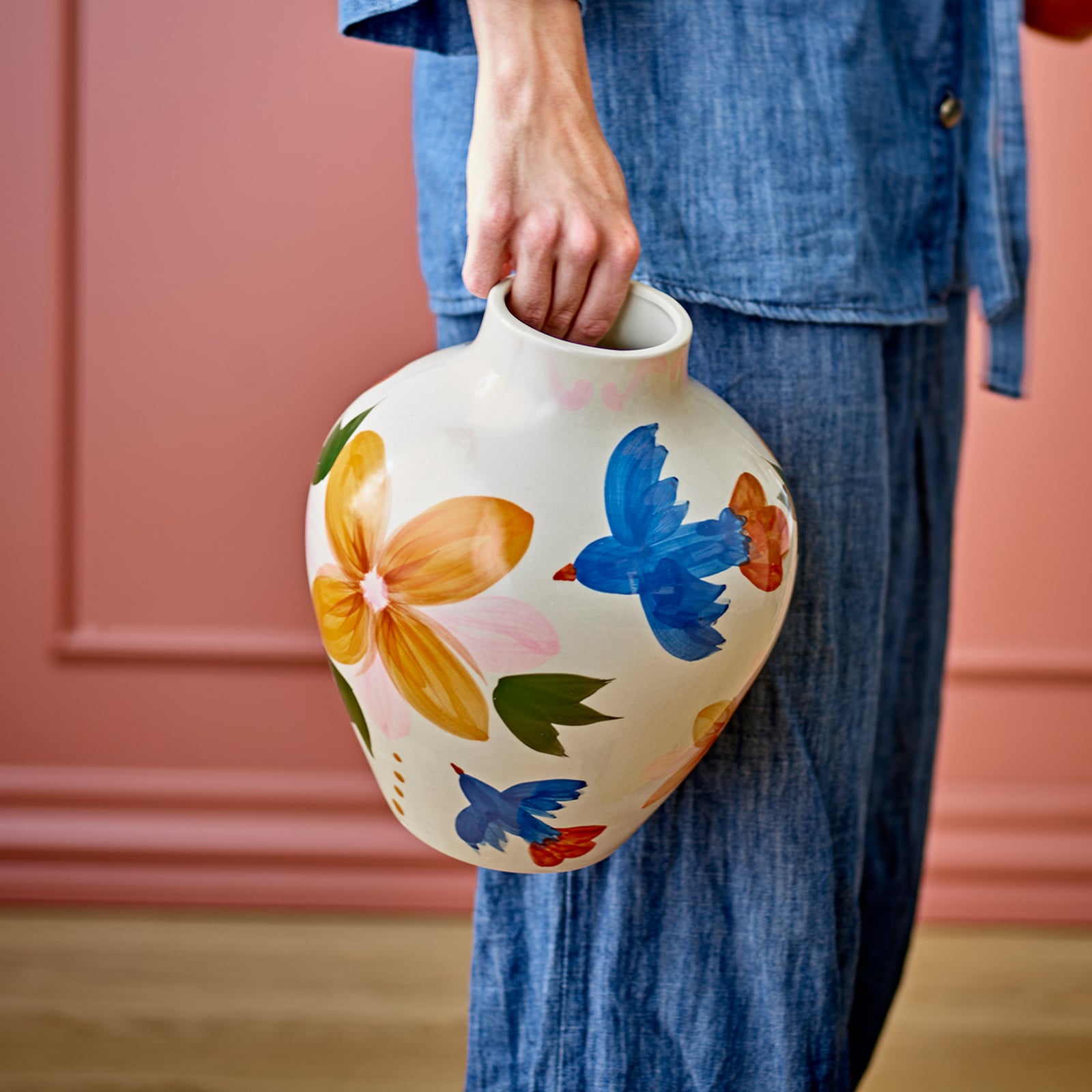 Vase Maricala, multicolore, hauteur 27 cm, céramique - Bloomingville Vase Maricala, multicolore, hauteur 27 cm, céramique - Bloomingville