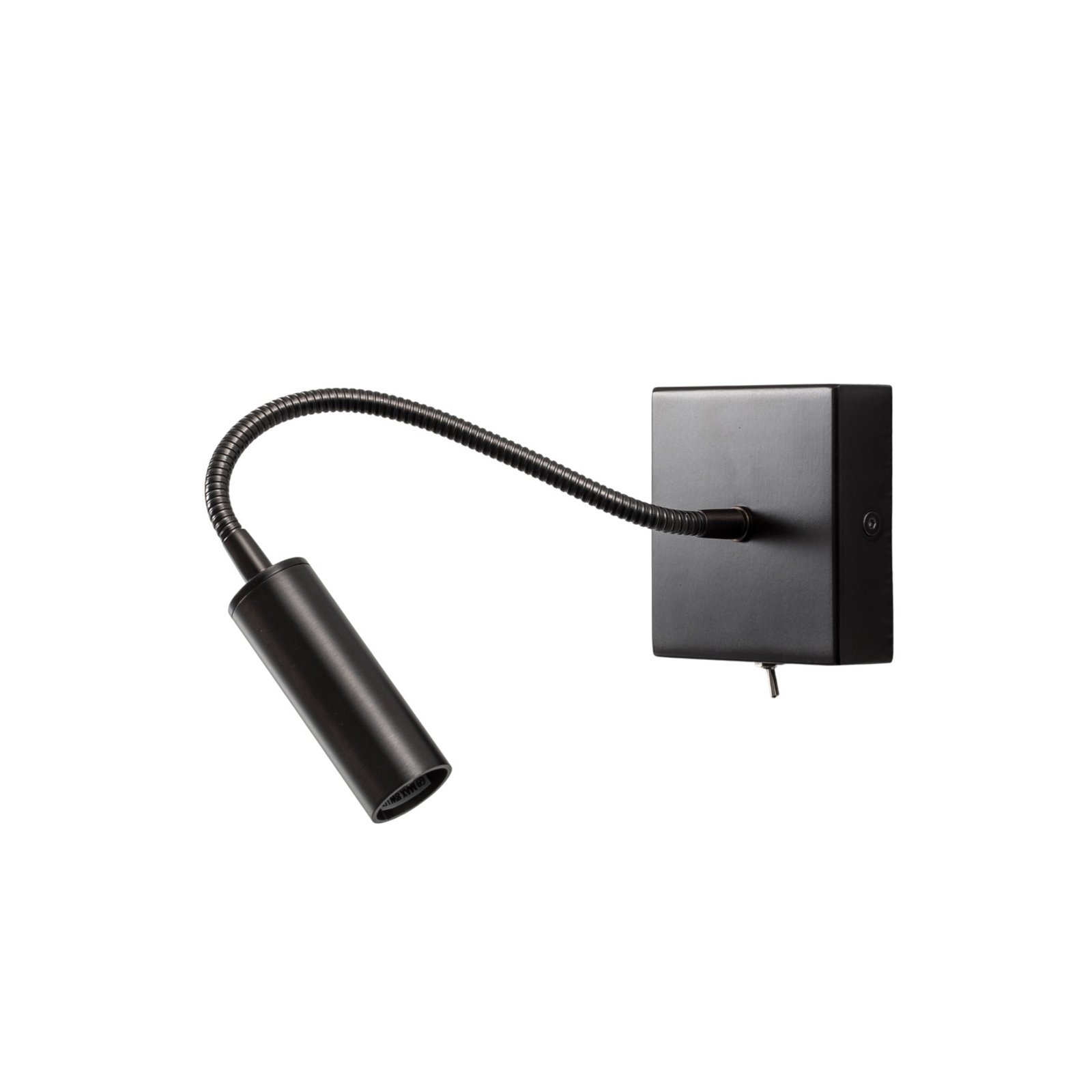 Ojos wall lamp, anthracite, reading lamp, adjustable, 33 cm, G9