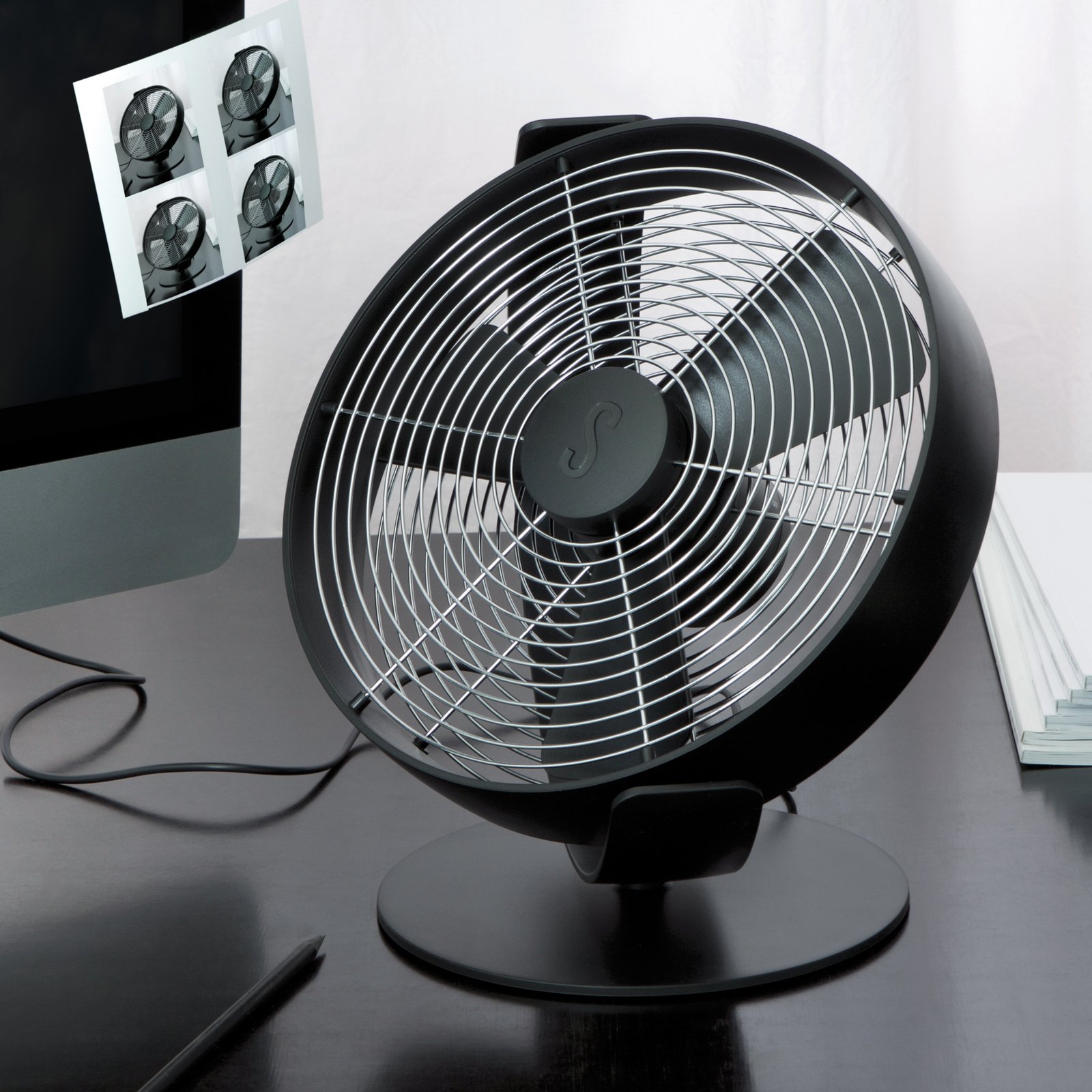 Tischventilator Tim, mobil einsetzbar, USB
