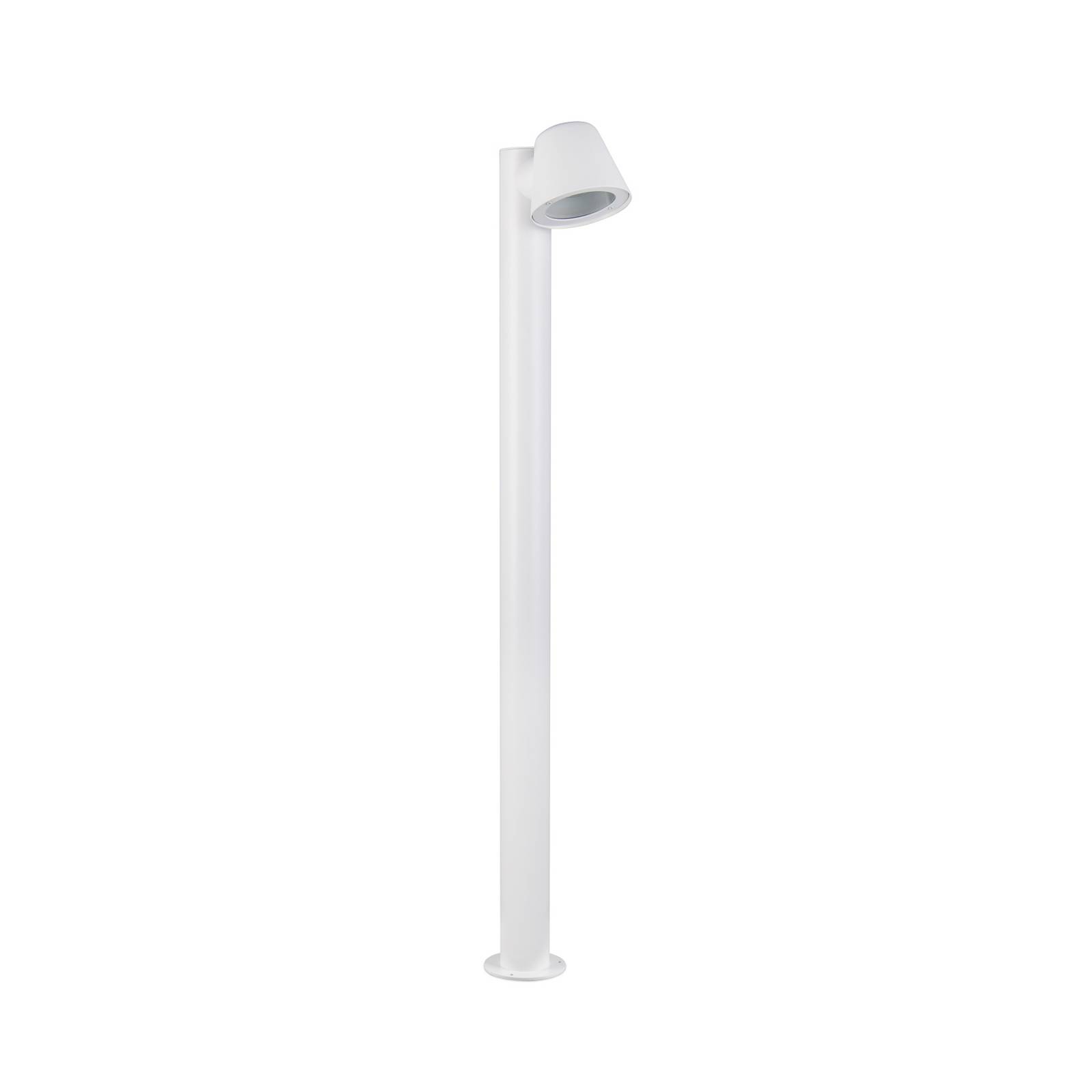 Wegelampe Beni, weiß matt, Höhe 100 cm, Metall