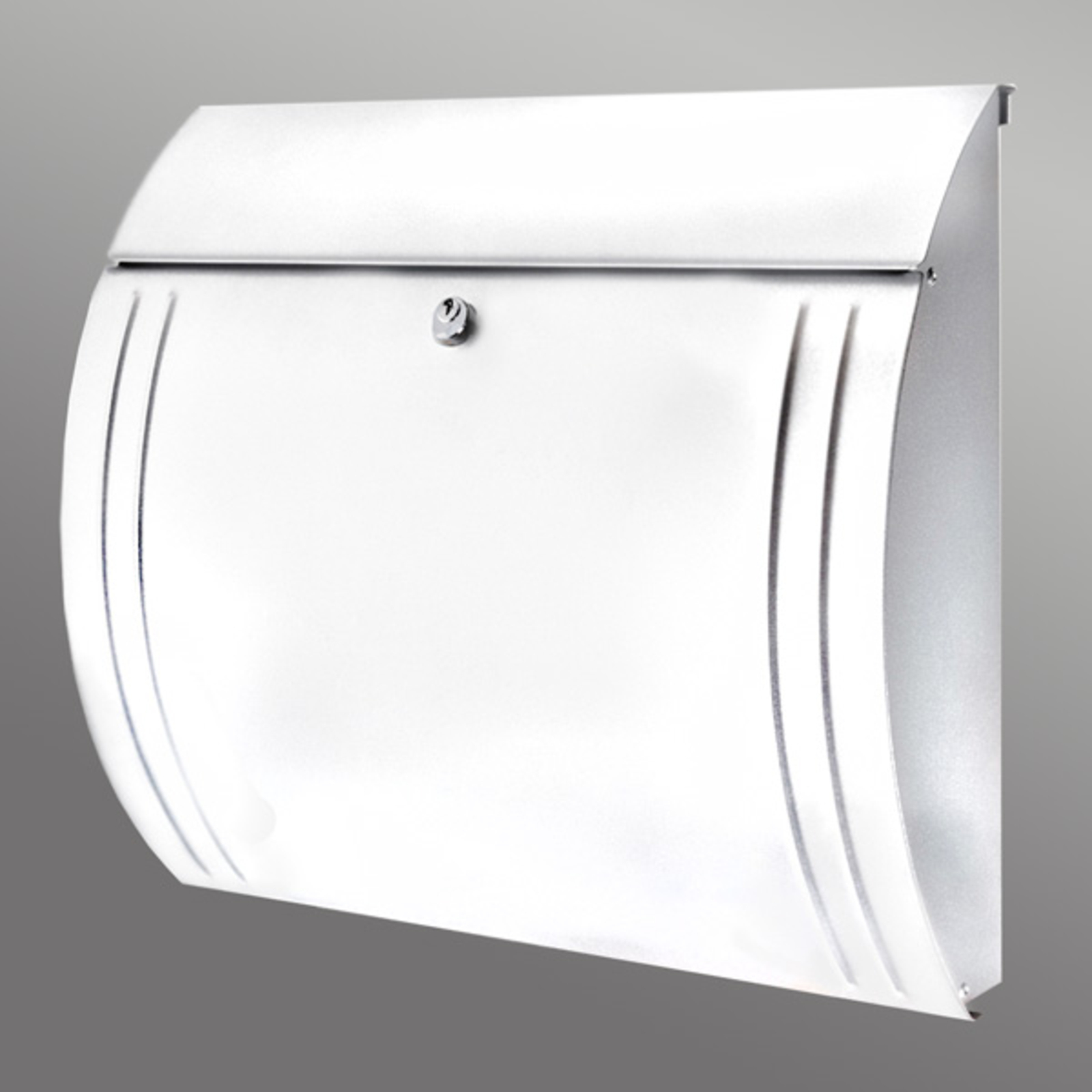 MODENA stalen brievenbus fraai design wit