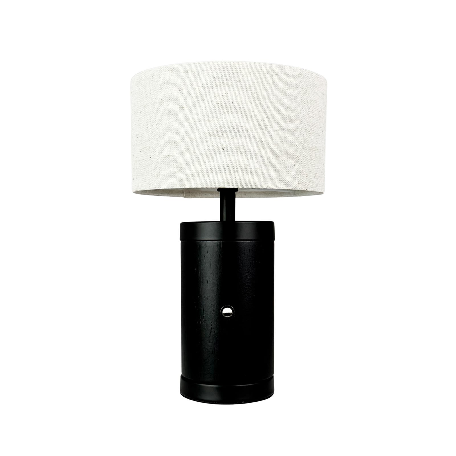 Dyberg Larsen Mellow LED rechargeable table lamp, black, 23 cm