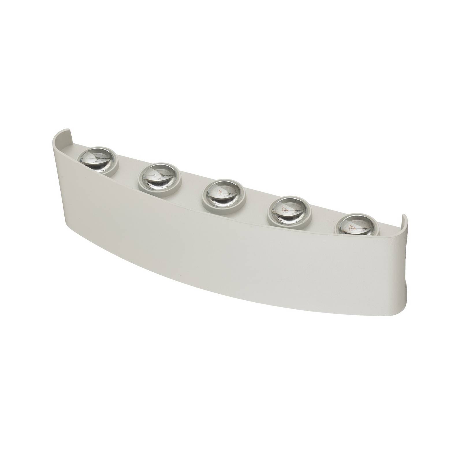 Lindby kinkiet zewnętrzny LED Ithan, 5-punktowy, biały, 27 cm
