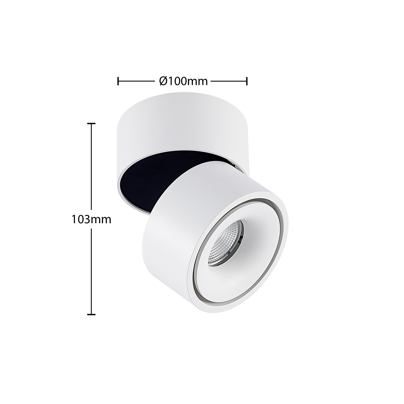 Arcchio Rotari LED-takspotlight 1 lampa 8,9W