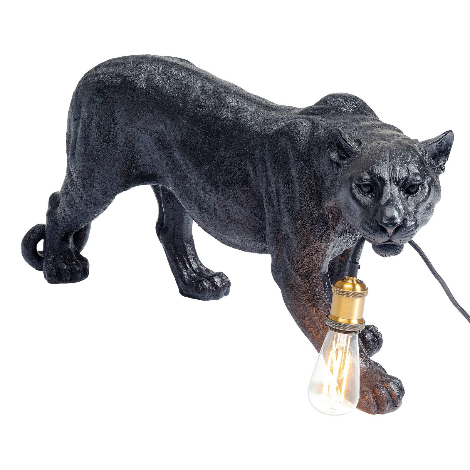 Image of KARE Animal Bagheera lampe panthère noire 4025621531319