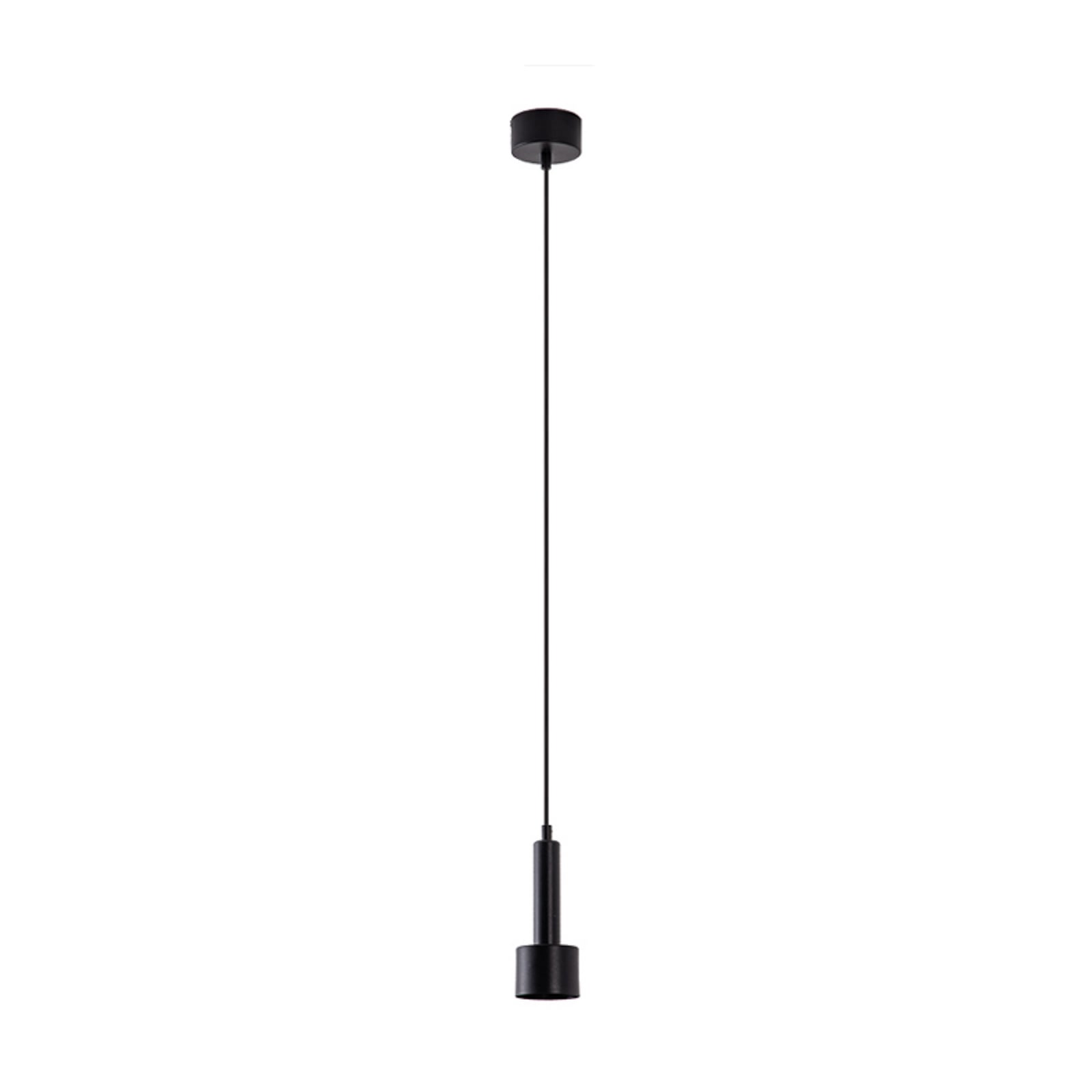 Lampada LED a sospensione 22177, nera, Ø 7 cm, metallo