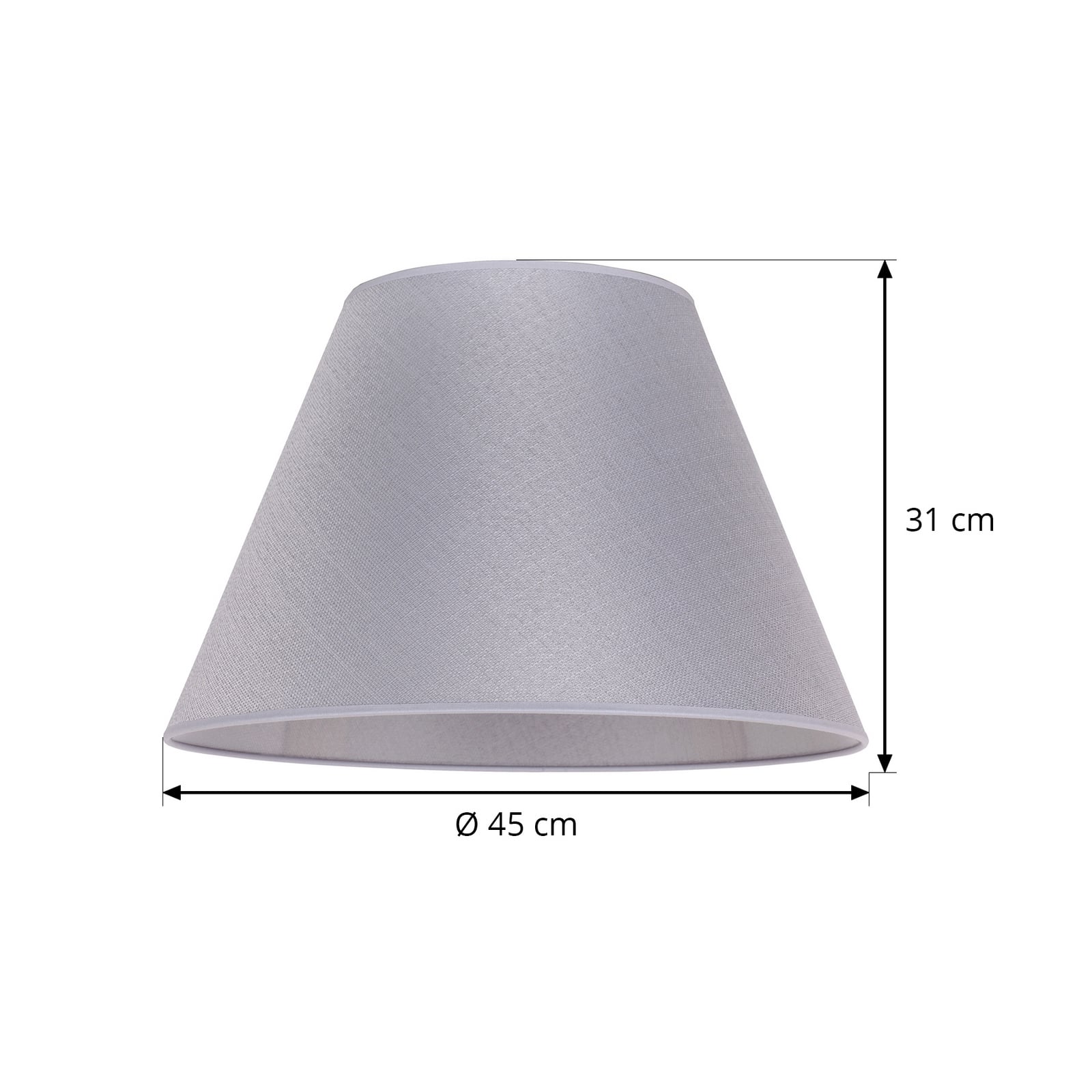 Lampskärm Sofia Höjd 31 cm, veroni grå Lampskärm Sofia Höjd 31 cm, veroni grå
