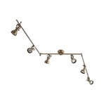 Perseas 6 LED Stropna lampa Antique Brass - Lindby