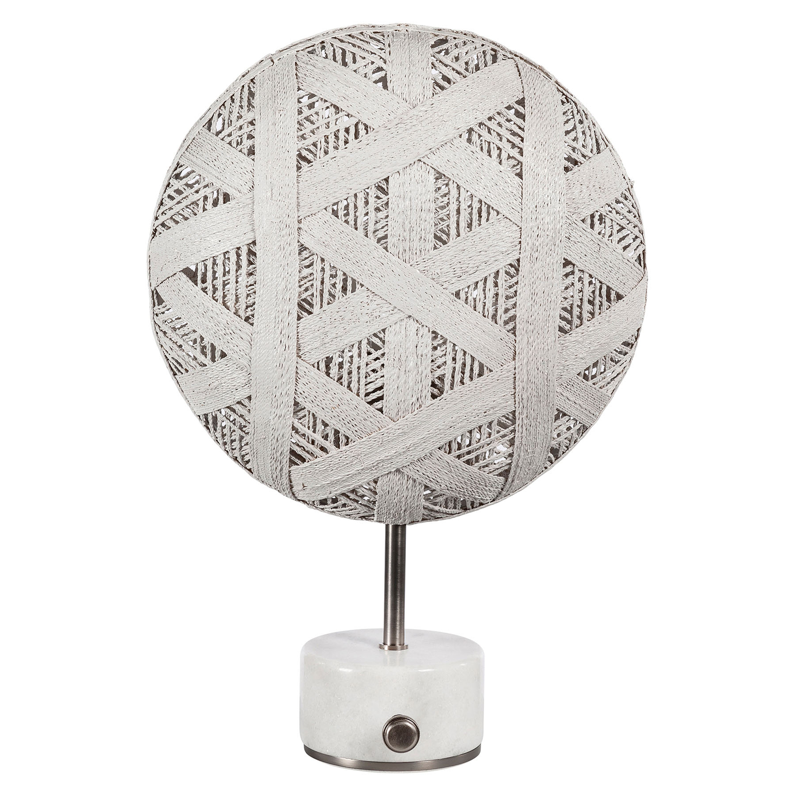 Forestier Chanpen S Hexagonal lámpa ezüst/fehér