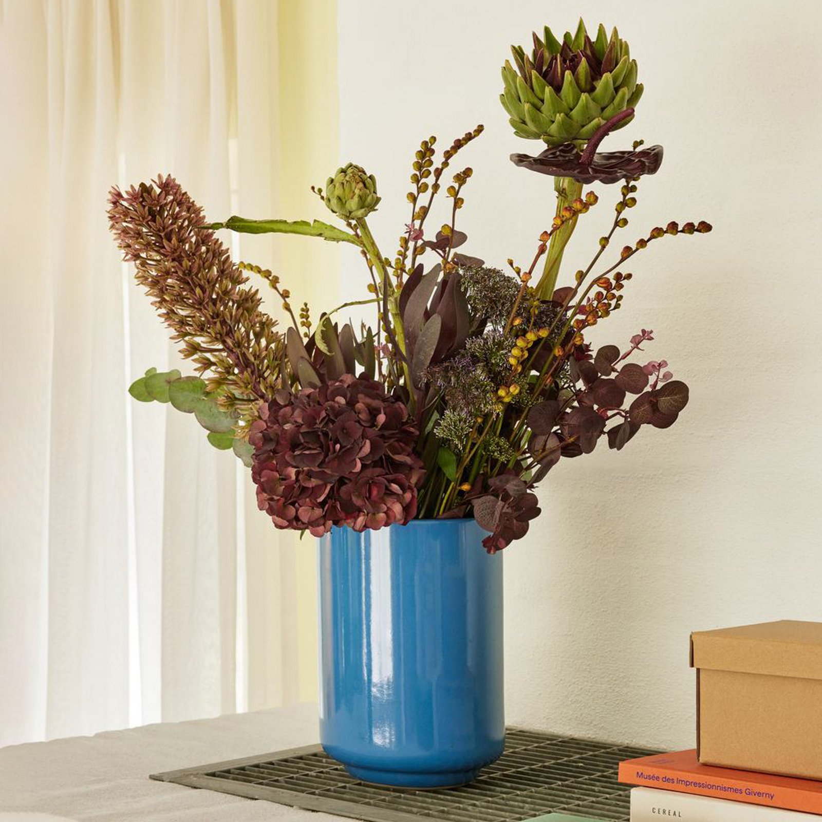 Deux Pots 2 pcs. Red Brown/Blue - Hübsch