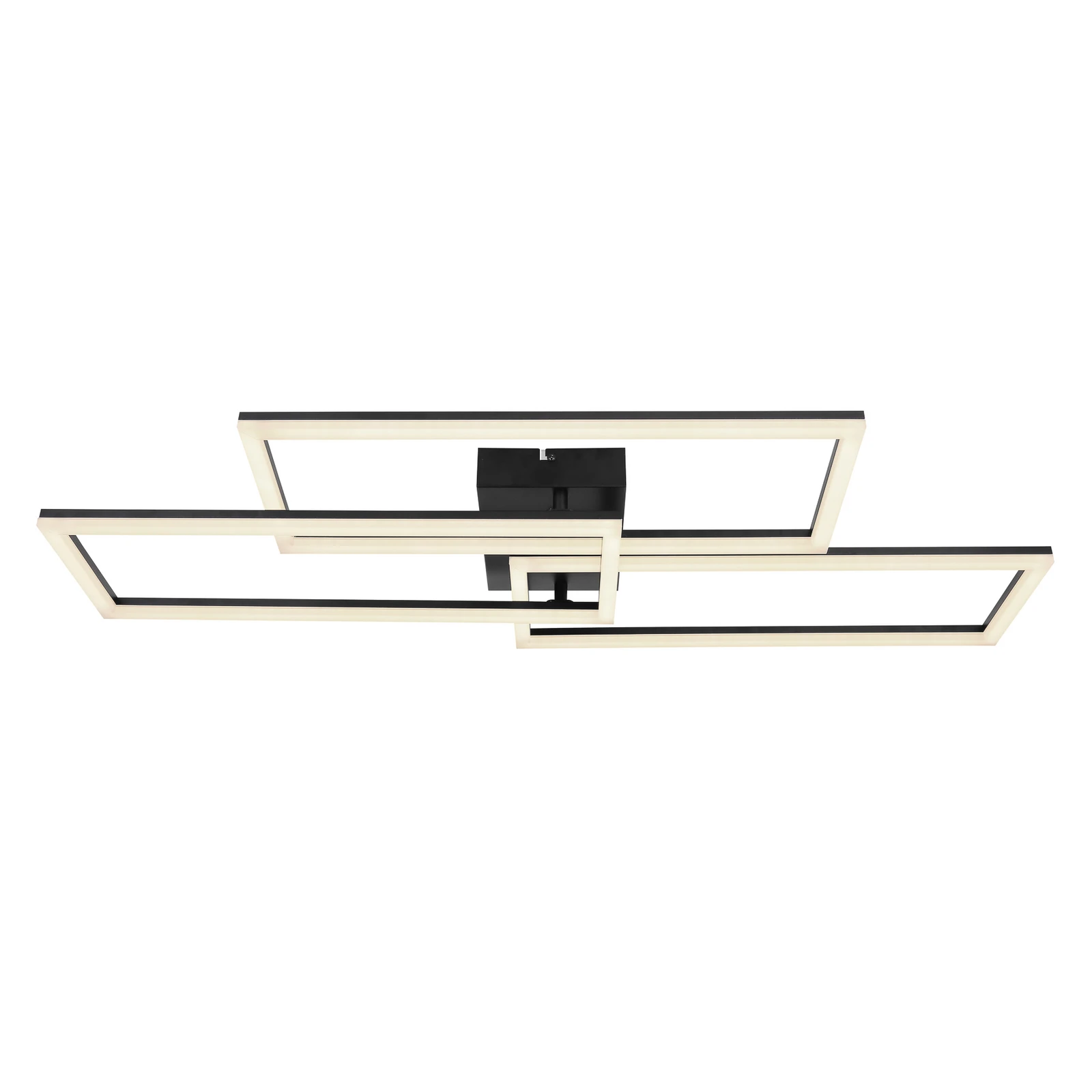 Plafonieră LED Tiny 3 bec. dreptunghiuri negru CCT