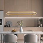 Lucande Slimme LED hanglamp Melinay, goud, CCT, Tuya