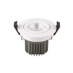 Foco empotrable LED para techo Dime LED, Ø 8,5 cm, 10 W, Dime LED, blanco