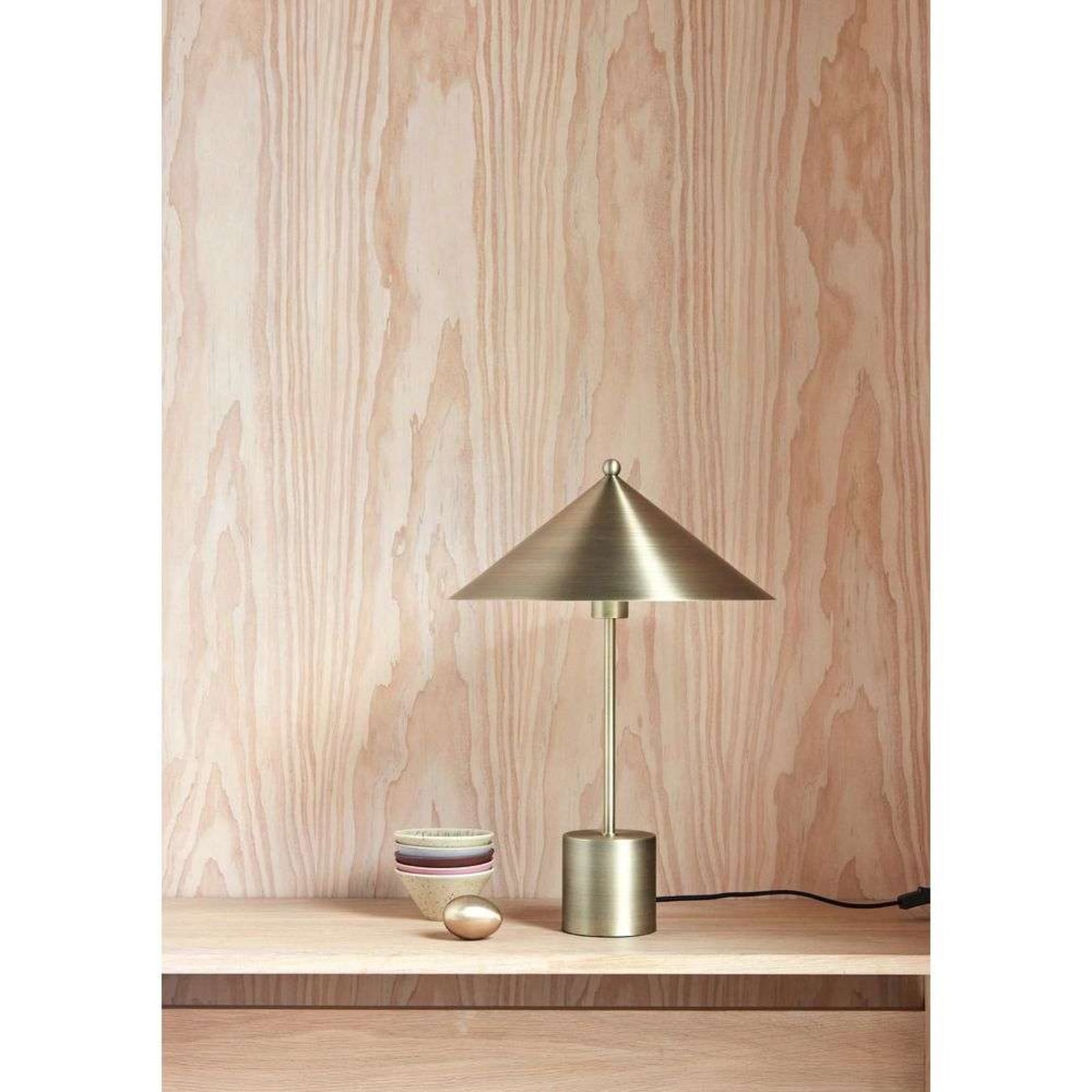 Kasa Tischleuchte Brass OYOY Living Design - Wohnzimmer - Metall