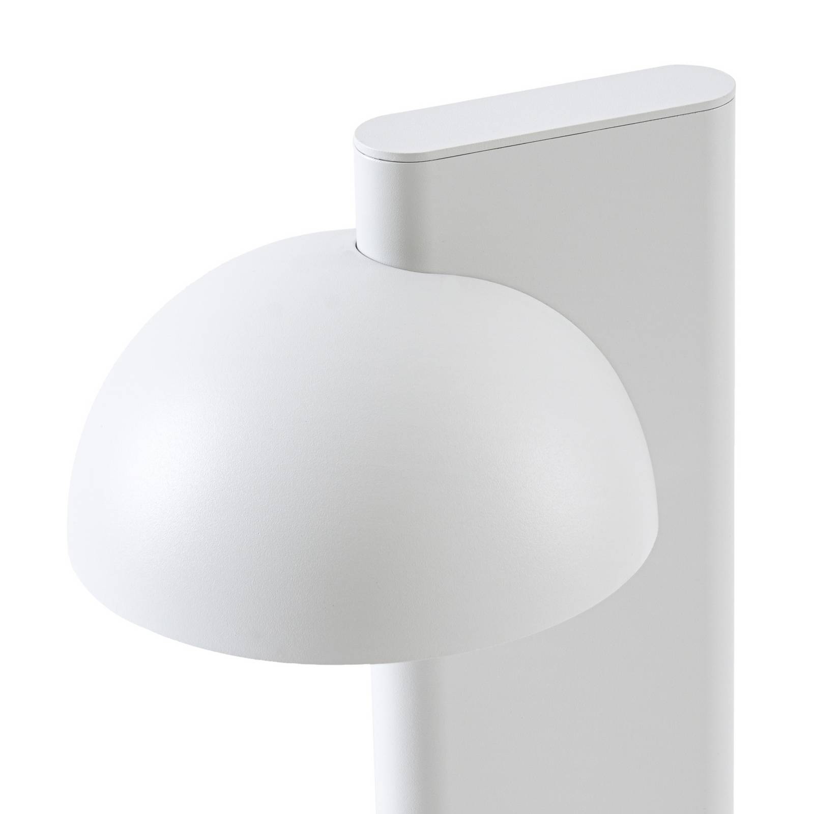 Słupek oświetleniowy LED Lucande Velira, jasnoszara, 77 cm, 1-punktowy, IP44