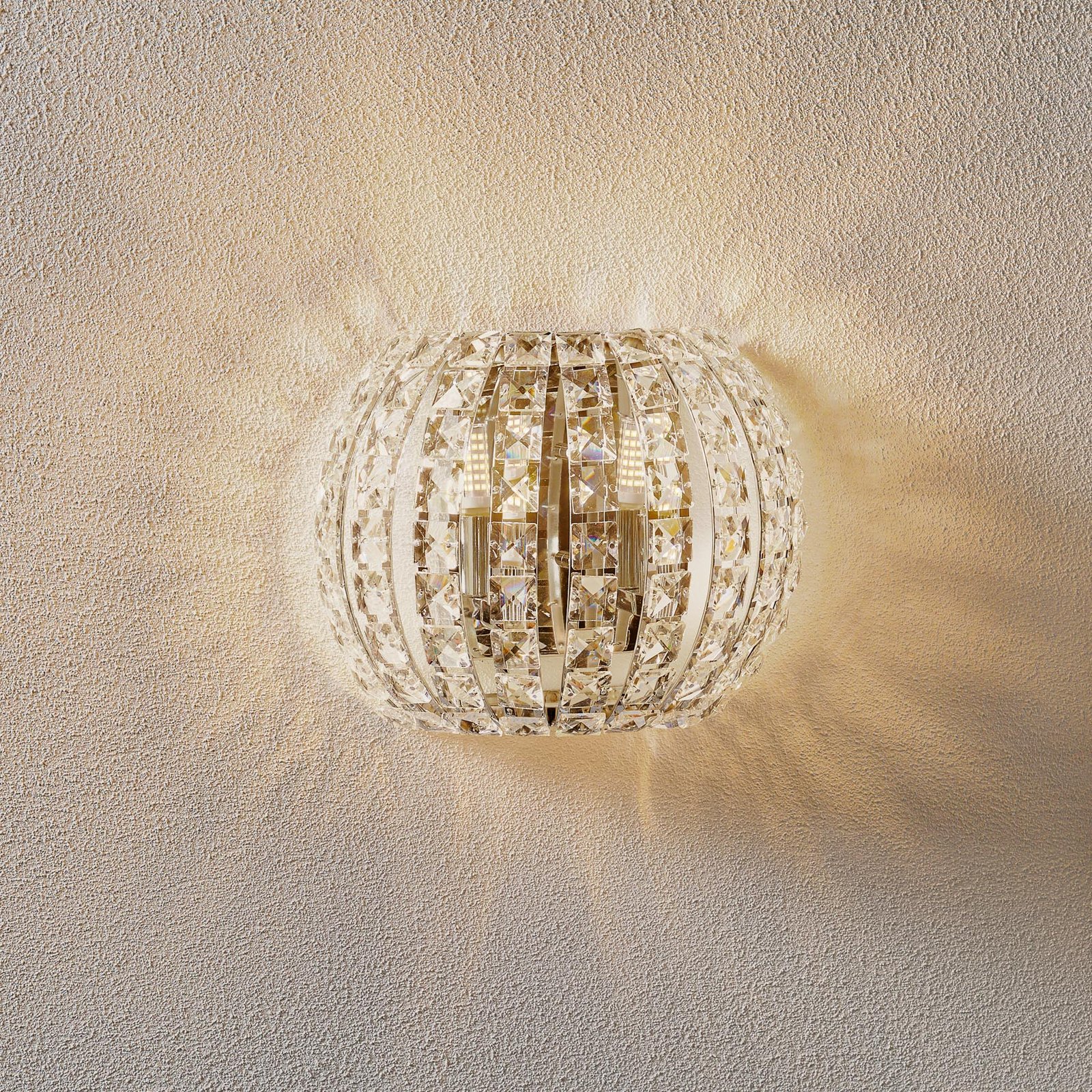 Crystal LED wall light DIAMOND