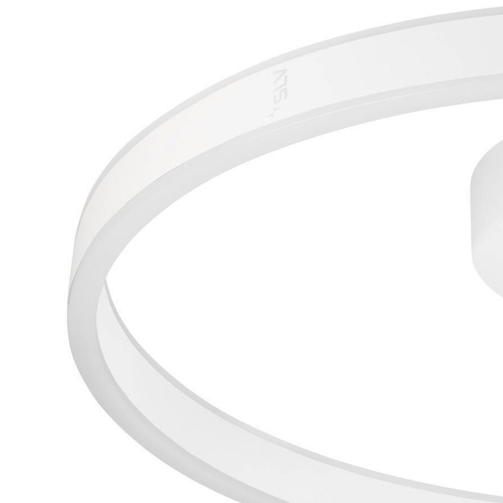 SLV LED ceiling light One, Ø 60 cm, white, metal, CCT