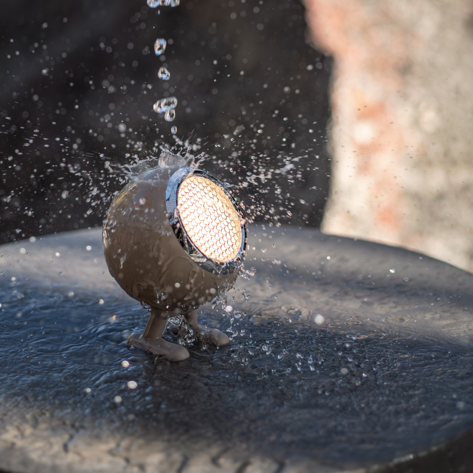 Norbitt 3.0 LED rechargeable desk lamp, brown, CCT - MR. WATTSON