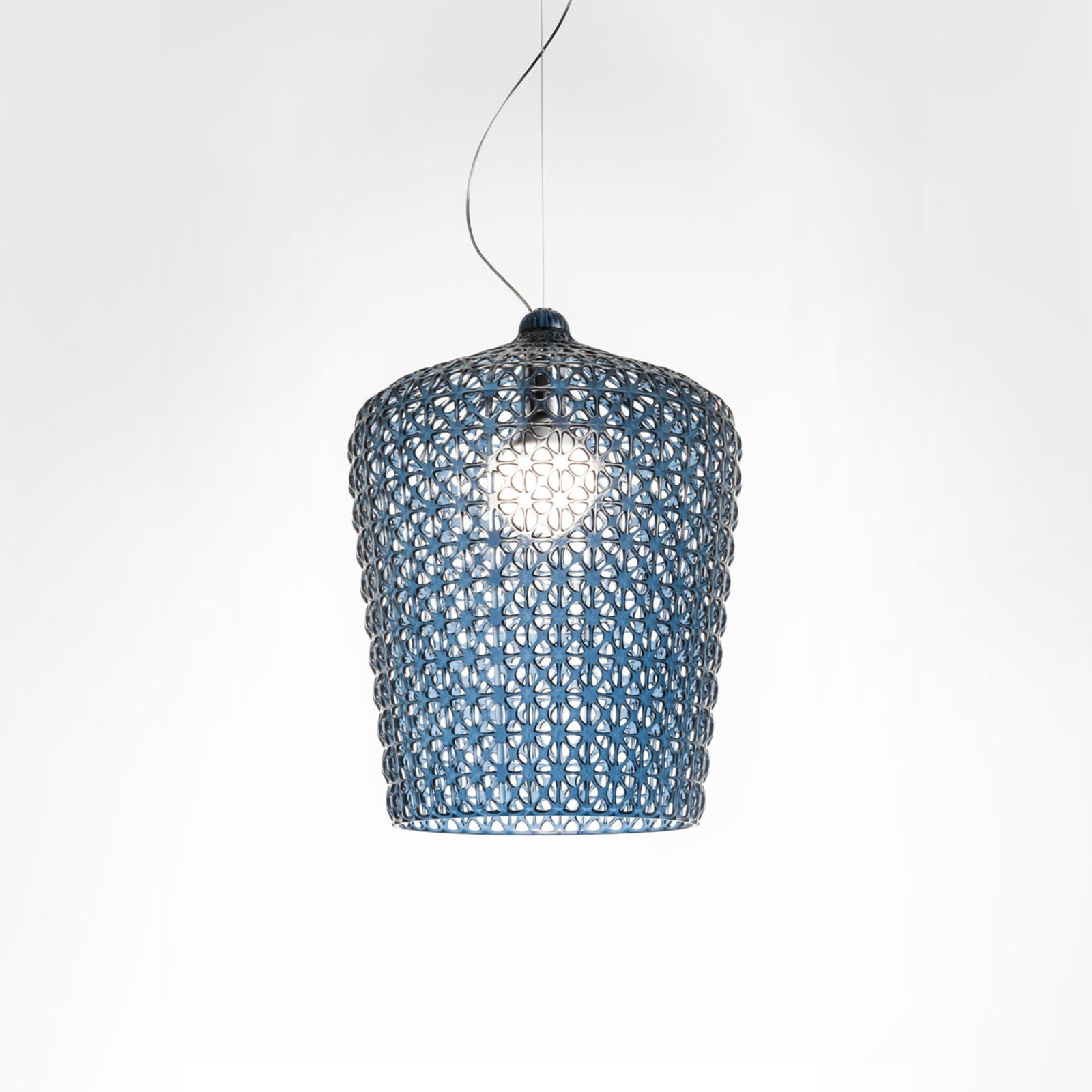 Kabuki Závěsné Světlo Light Blue - Kartell