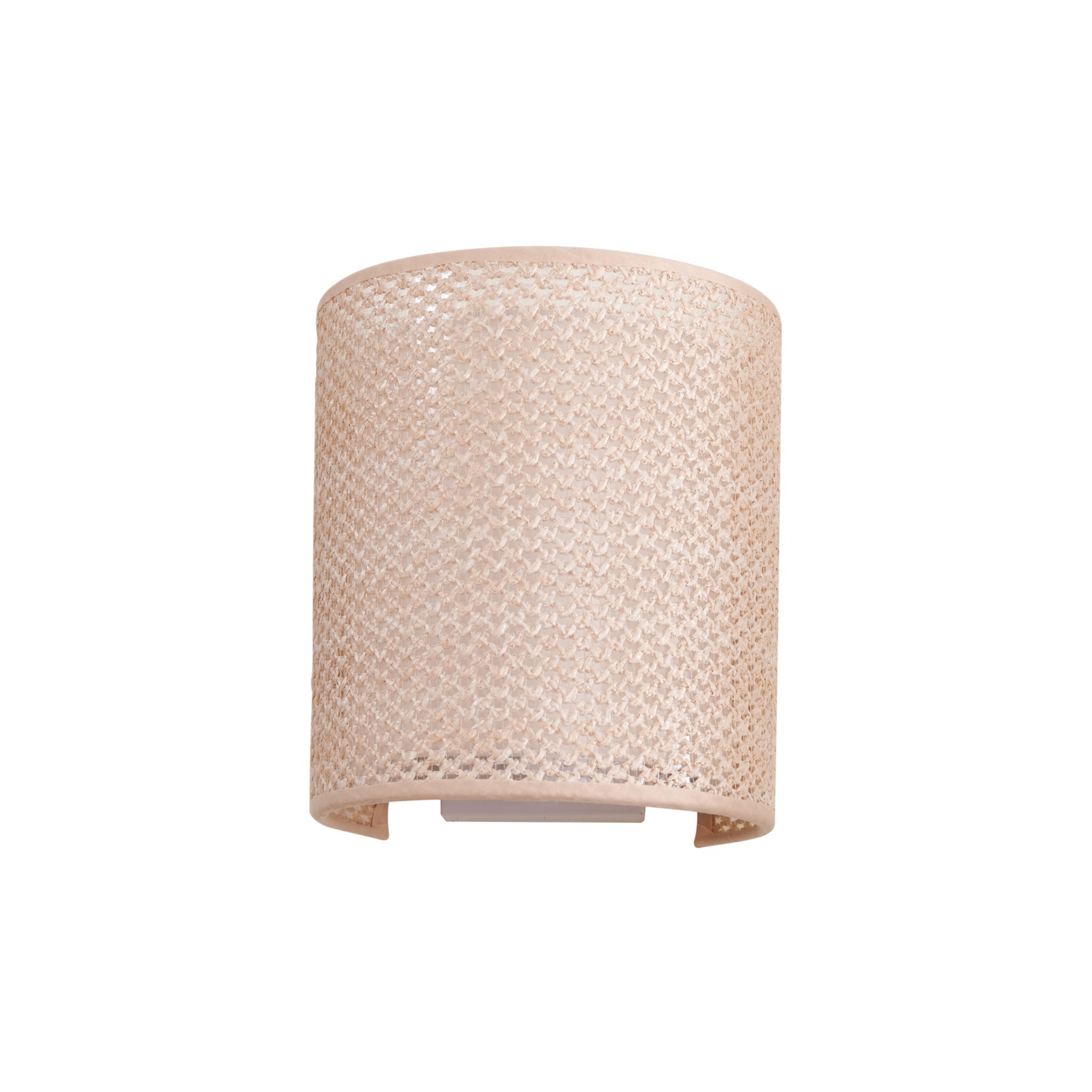 Soula wall light, 20 cm, beige, plastic, E27 - Lindby