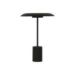 Beacon LED-bordslampa Smith, svart, metall, USB-port