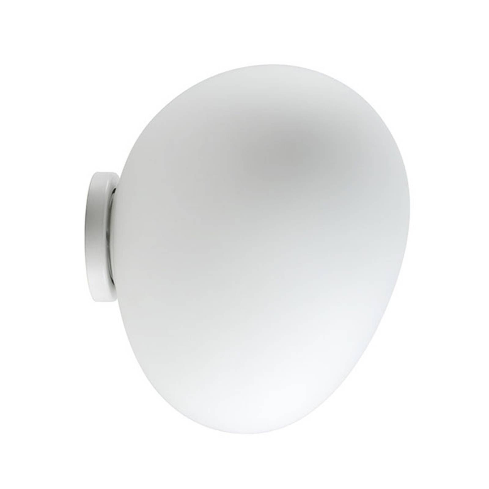 Foscarini Gregg MIDI Wandleuchte, aus Glas, weiß
