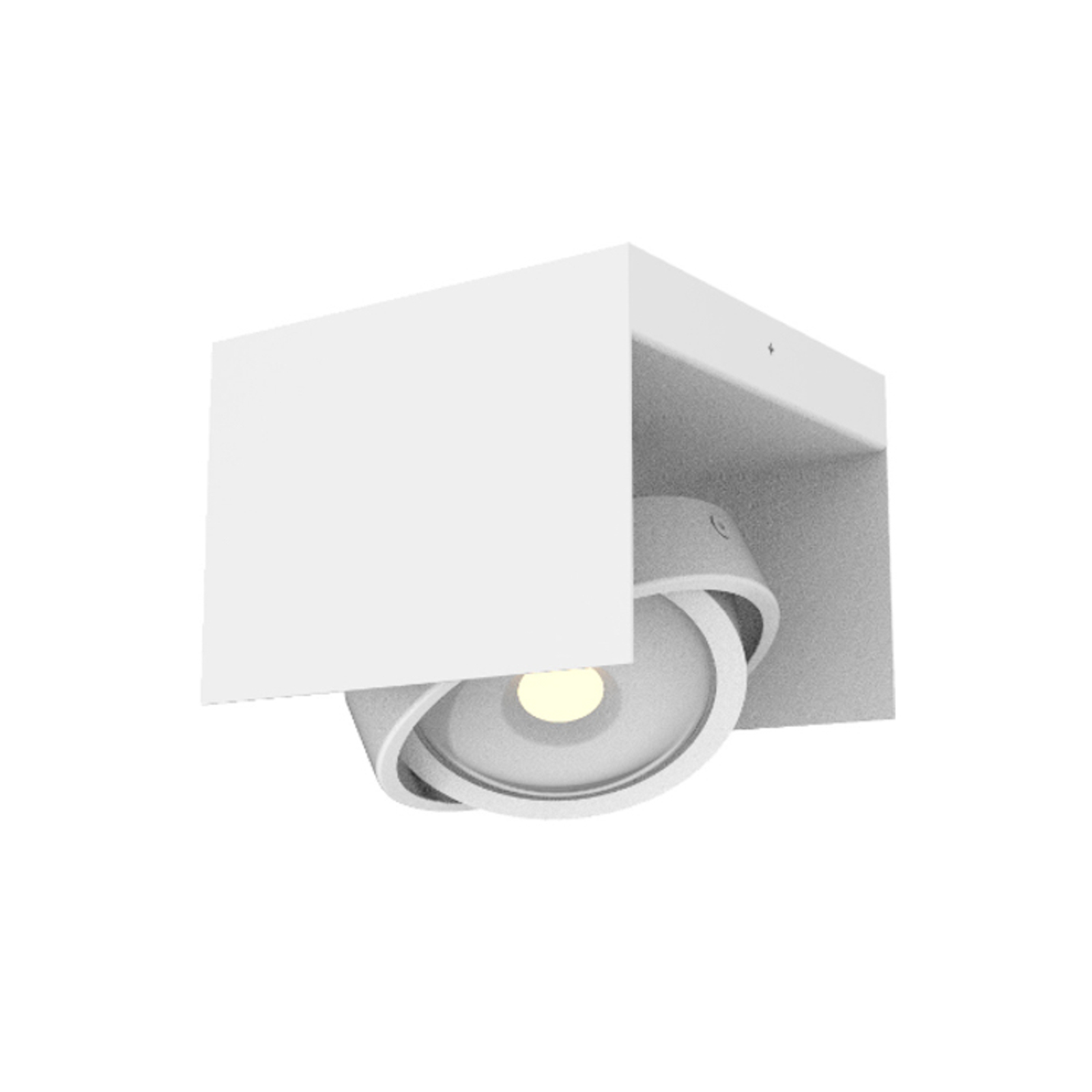 MEGATRON Cardano LED-takspotlight 1 lampor vit