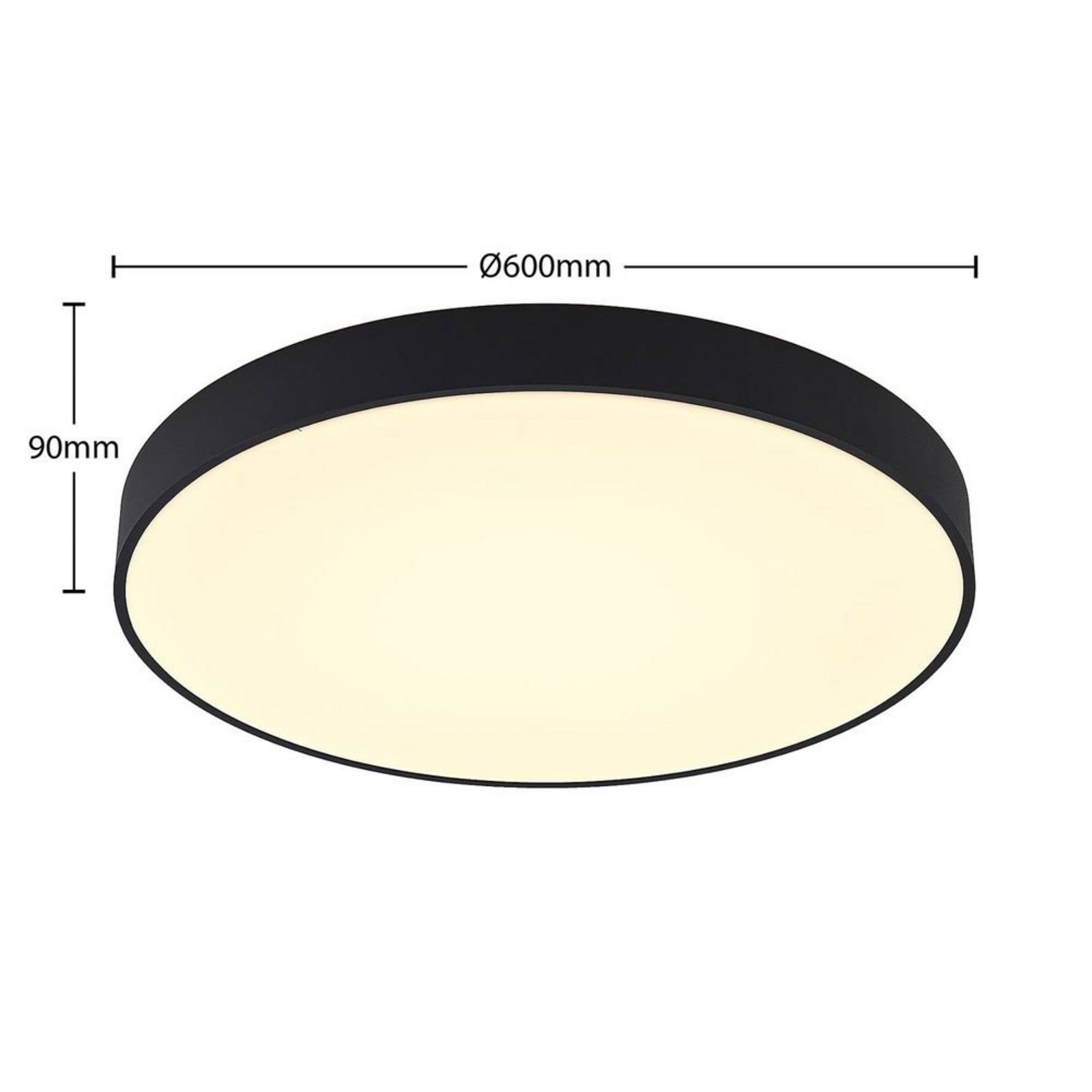 Vanida LED Plafonieră Ø60 Black - Arcchio