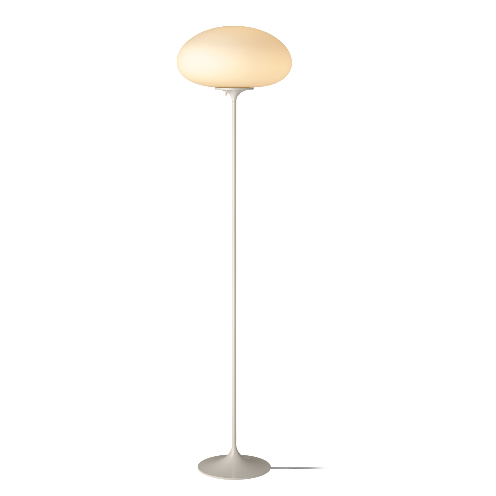 GUBI Stemlite lámpara de pie, gris, 150 cm