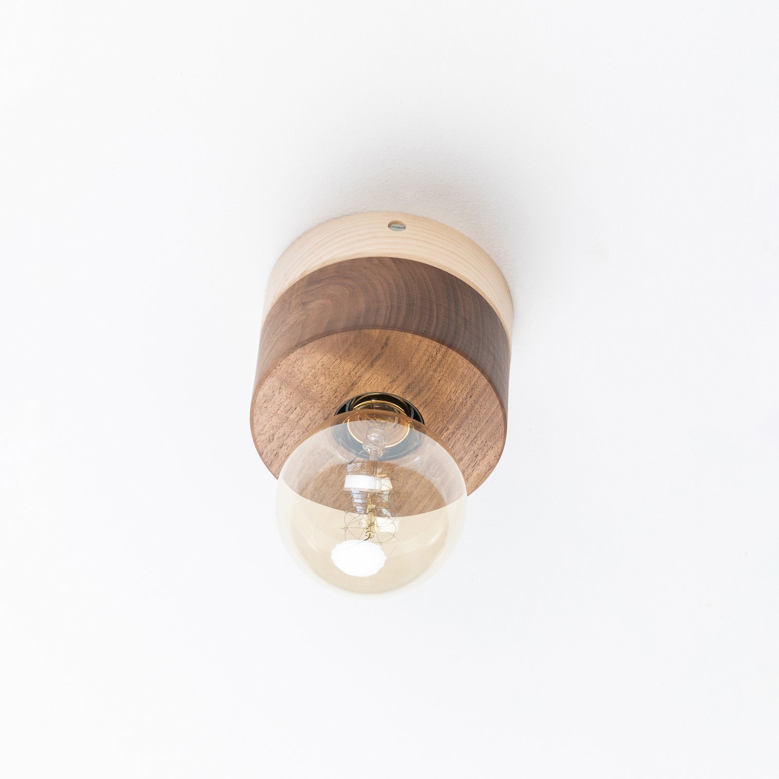ALMUT 0239 ceiling lamp sustainably produced walnut