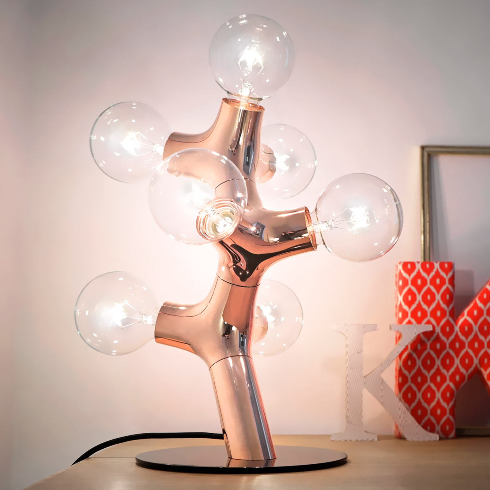 next DNA Table - Designer table lamp, copper