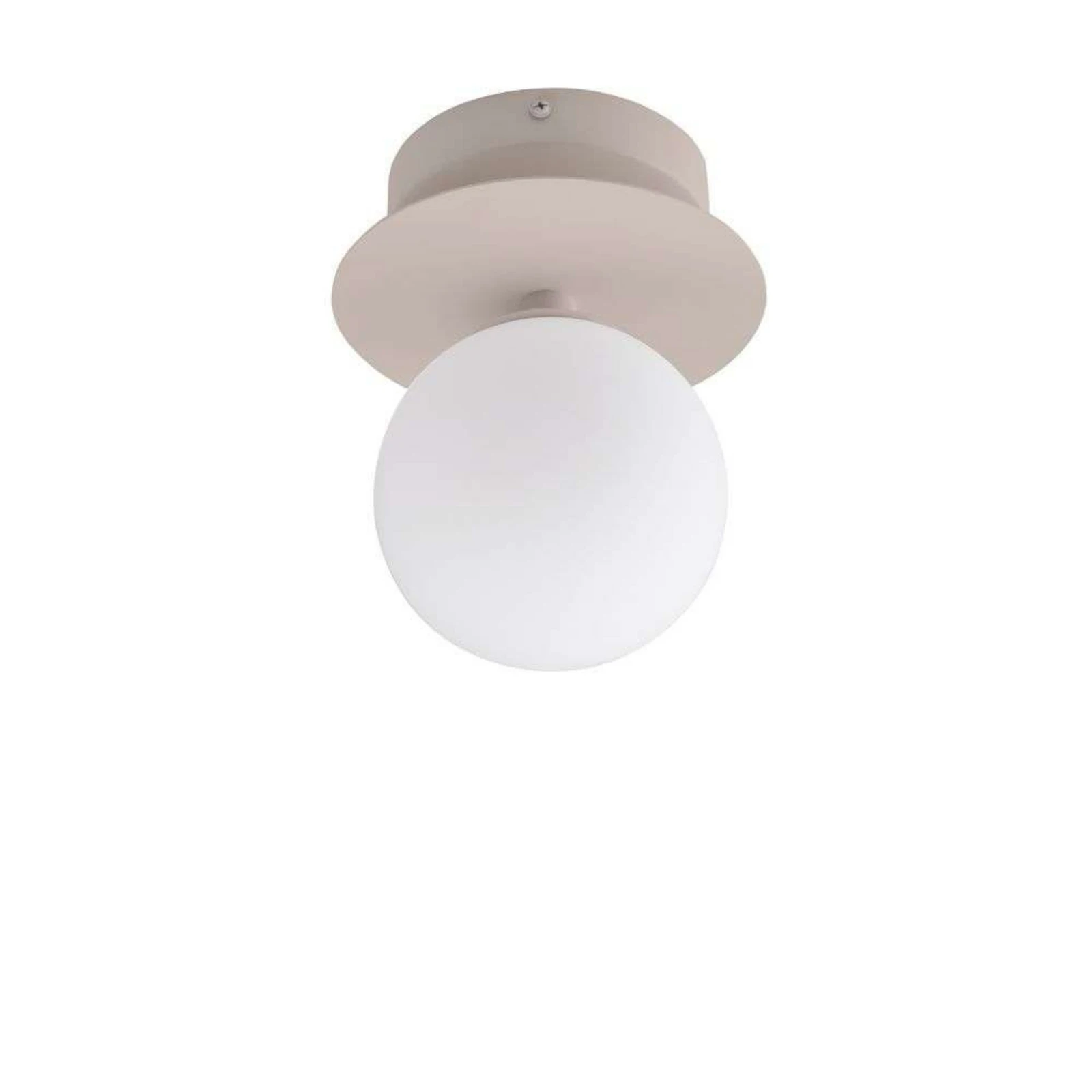 Globen Lighting lampa ścienna ART DECO, beżowy/biały Ø 16 cm IP44