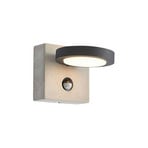 Belna Sensor LED Exterior Aplique de Pared Grey - Lucande