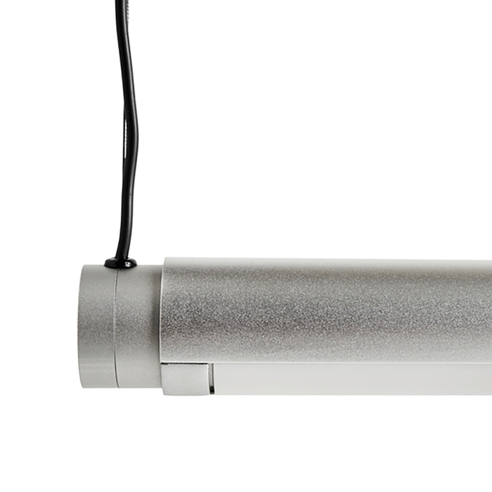 Factor Linear 1500 Pendant Diffused Clear Anodised Aluminium - HAY