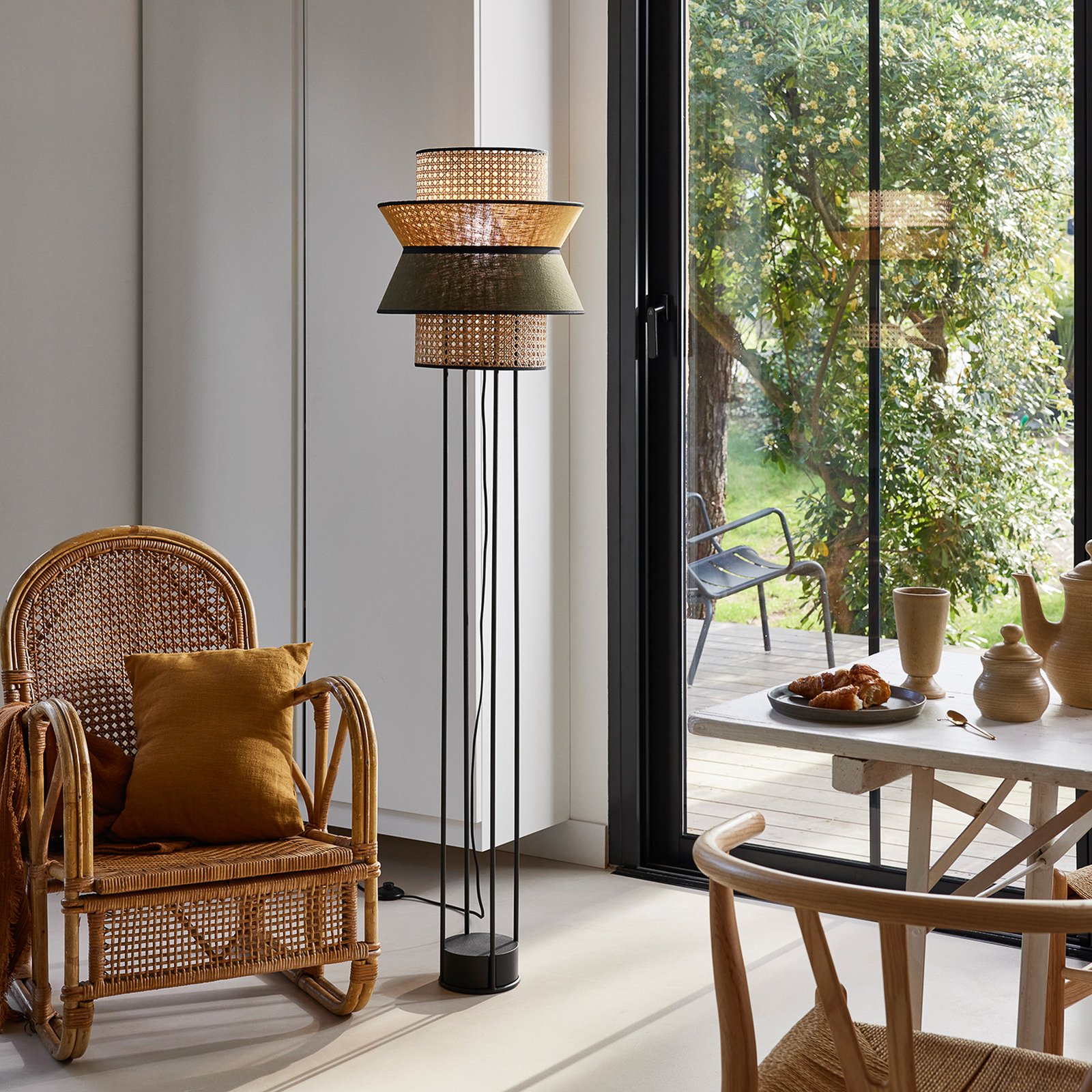 Singapour DBL Stehleuchte, khaki/curry - MARKET SET Singapour DBL Stehleuchte, khaki/curry - MARKET SET