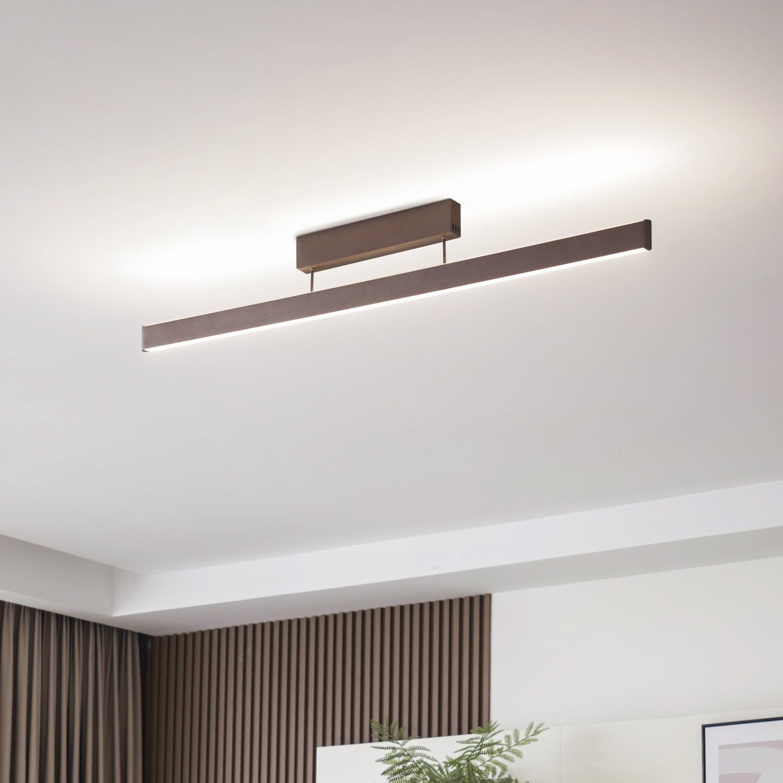 Mylosh LED Smart Ceiling Lamp Coffee - Lucande