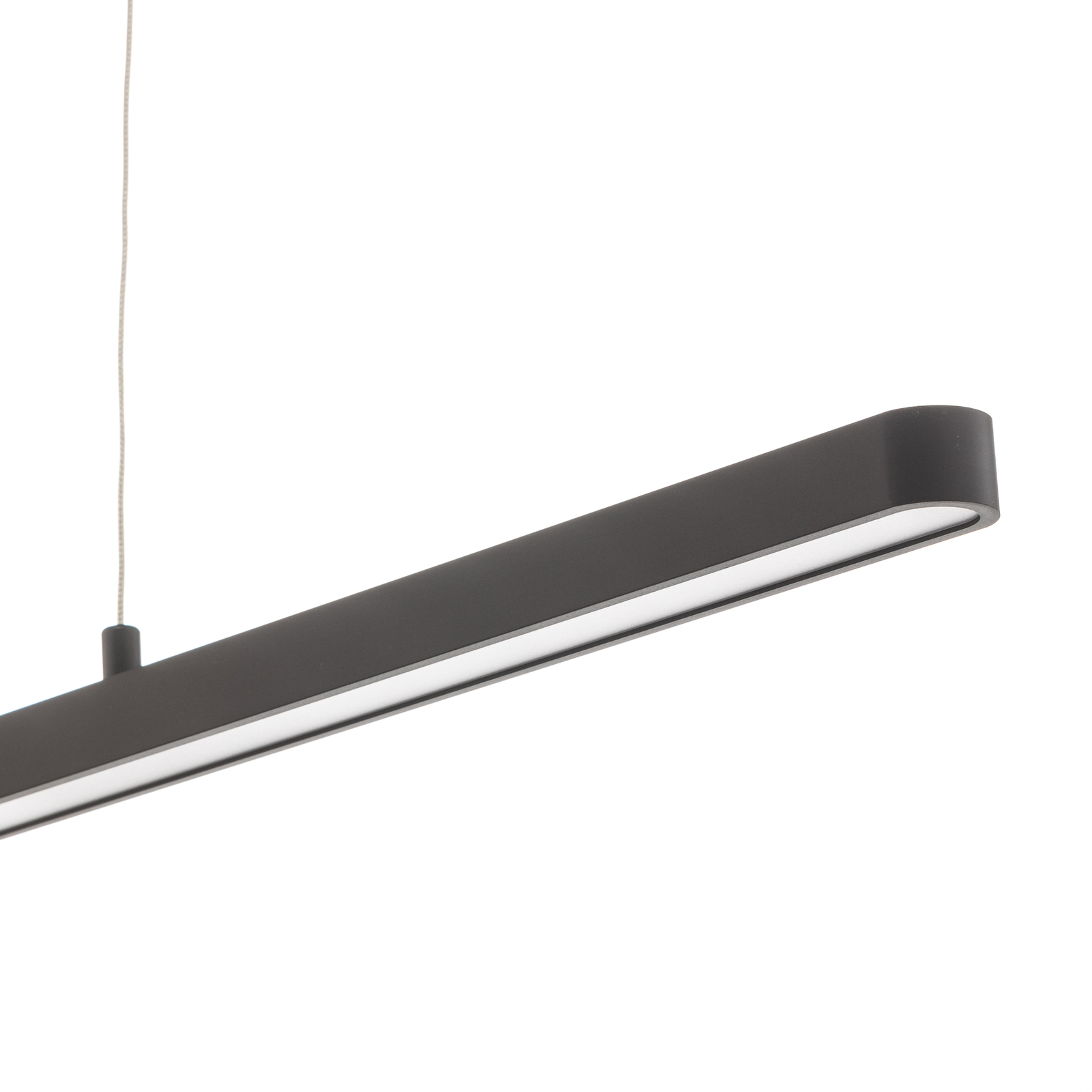 Paulmann Lento LED viseća svjetiljka crna prigušiva gornja i donja