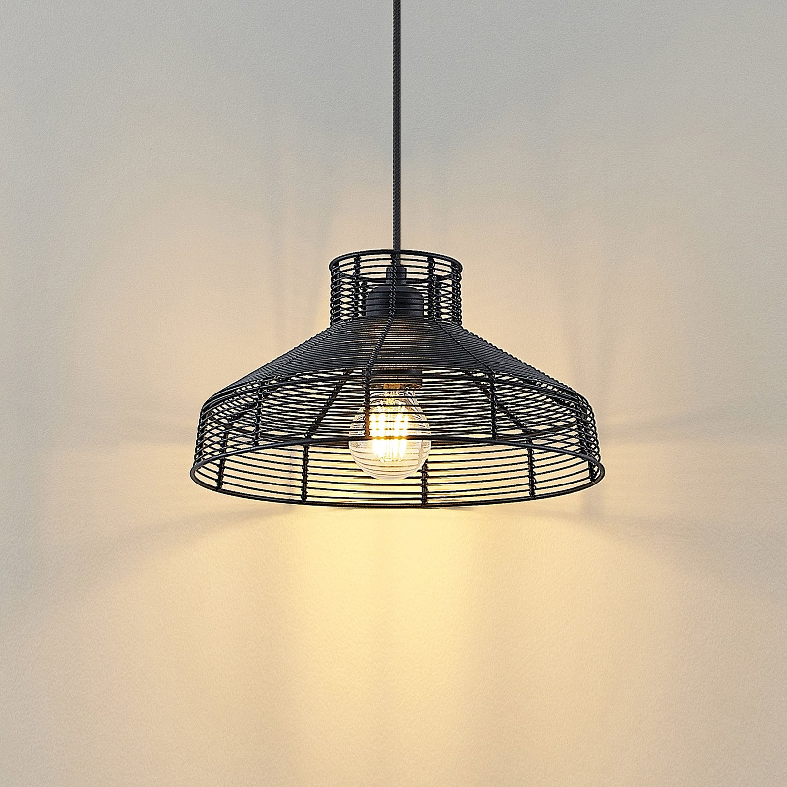 Lindby Karidotta lámpara colgante de acero, 1 luz