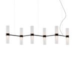 Lampă suspendată LED Artemide Zephyr Linear, negru, 160 cm, aplicație