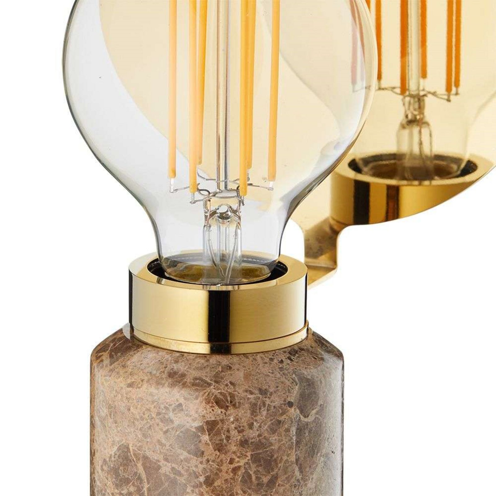 Blindspot Lampe de Table Brown Marble - Design By Us