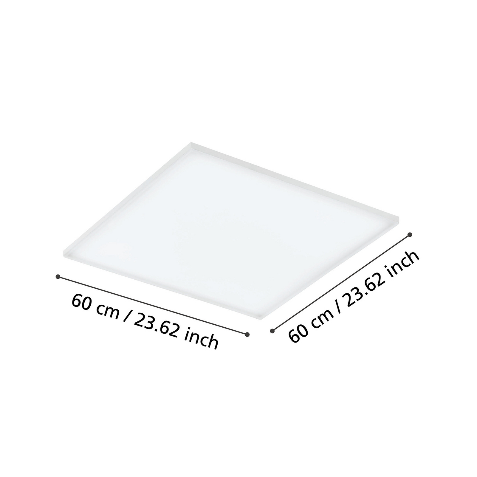 EGLO connect Turcona-Z LED griestu lampa 60x60cm EGLO connect Turcona-Z LED griestu lampa 60x60cm