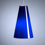 Hanging light by Schnepel, blue