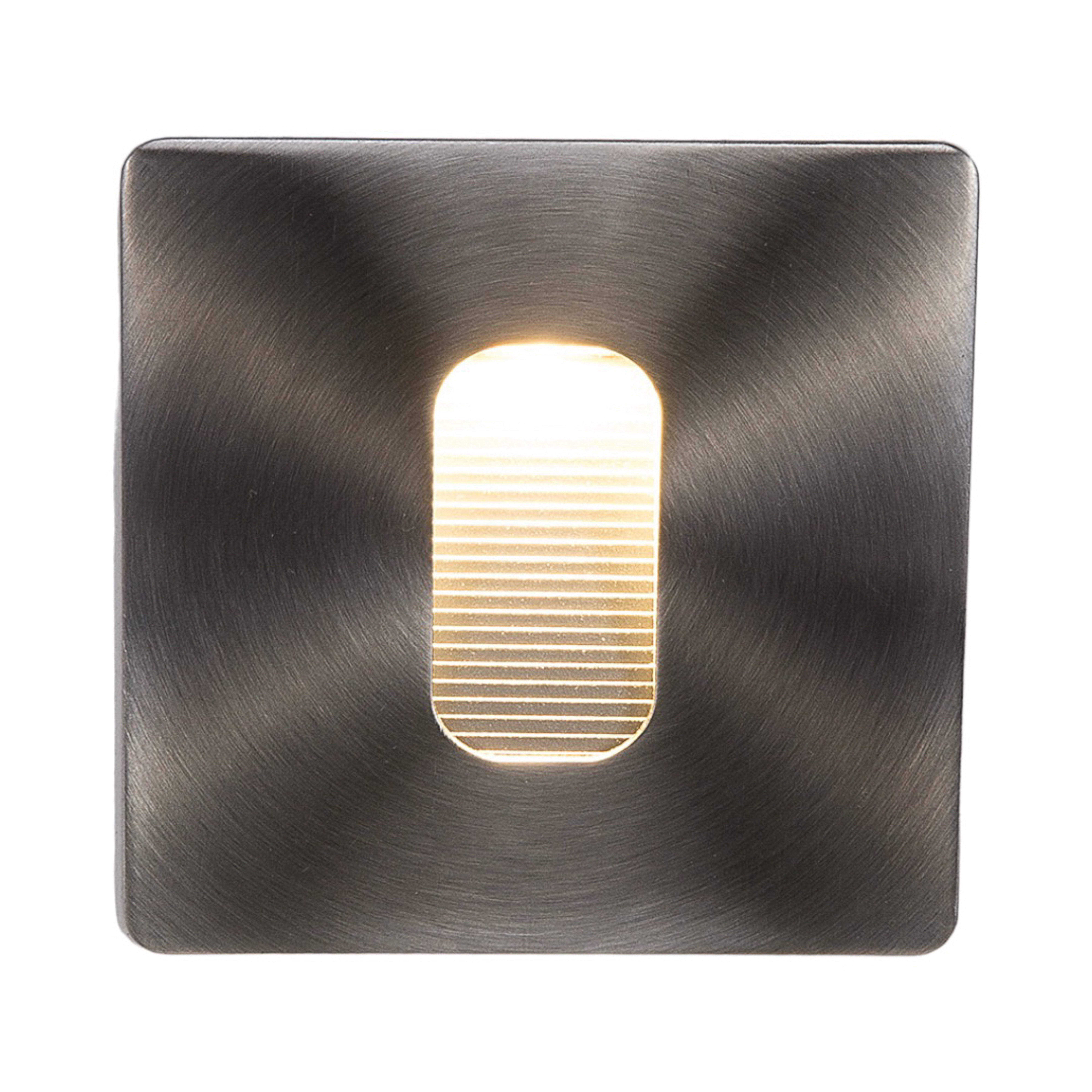 Telke LED Square Ulko Upotettu Seinävalaisin Steel - Lucande