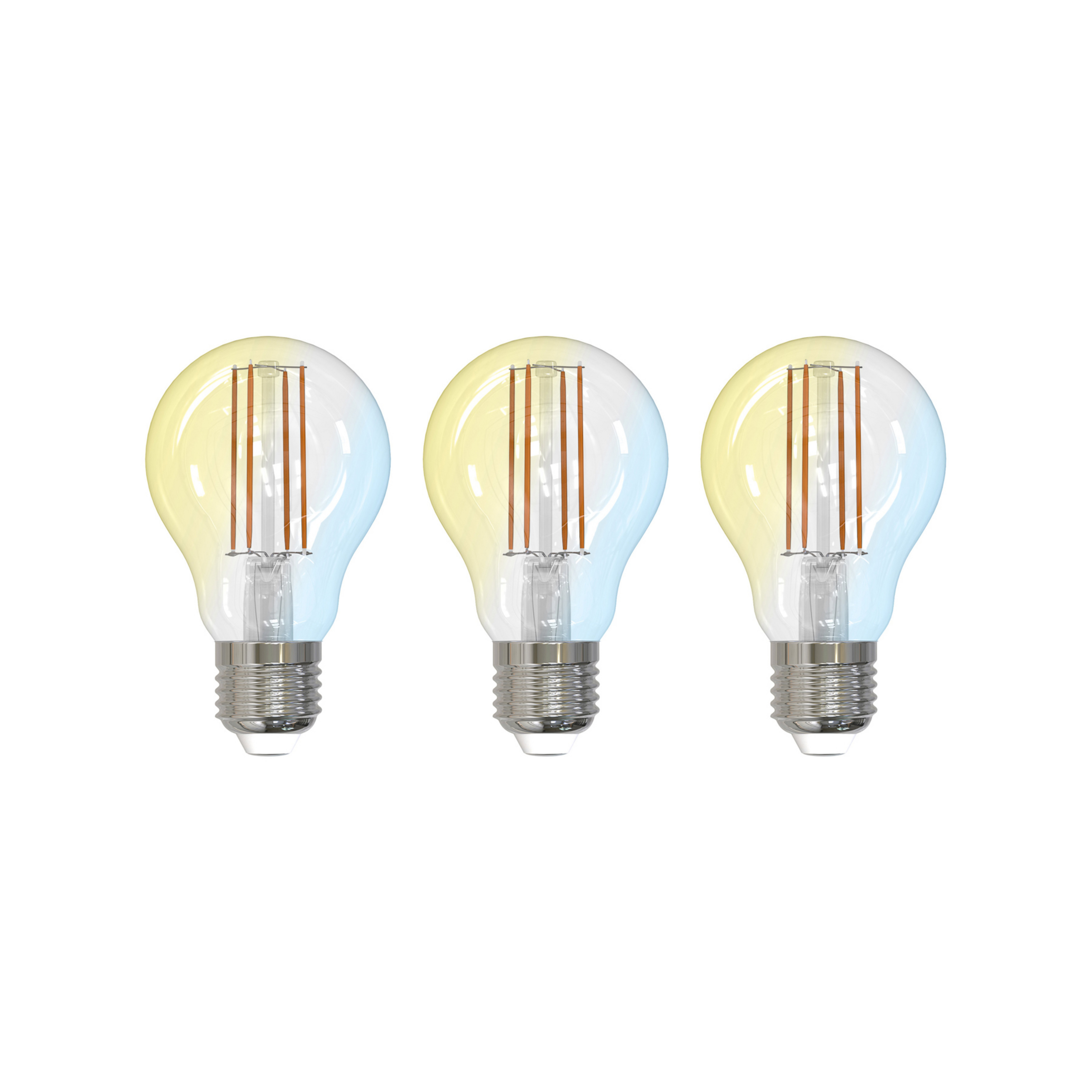 LUUMR Smart LED E27 A60 7W ZigBee Tuya Philips Hue Set de 3 pièces