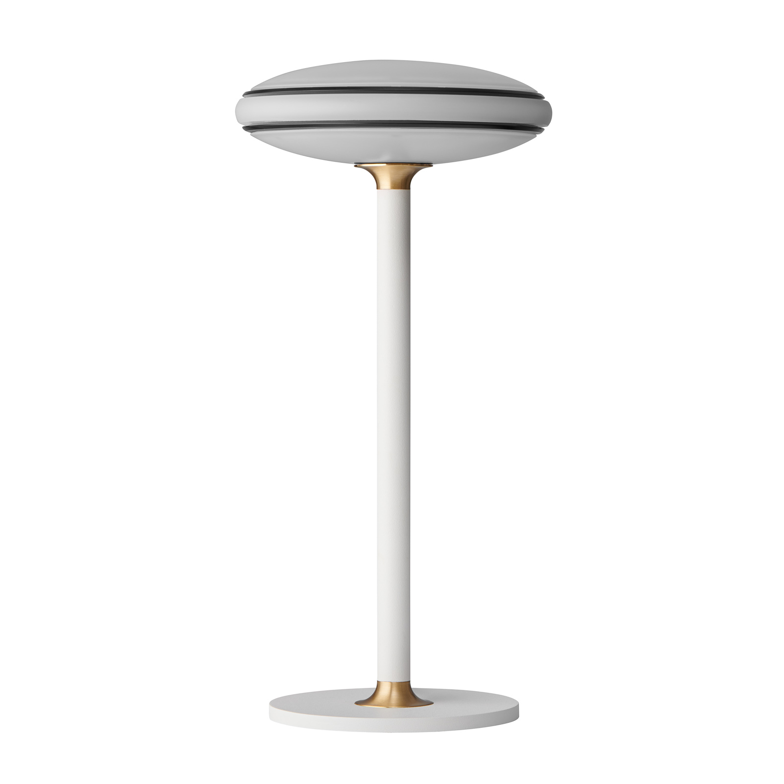 Shade ØS1 LED asztali lámpa gyűrű fekete láb fehér